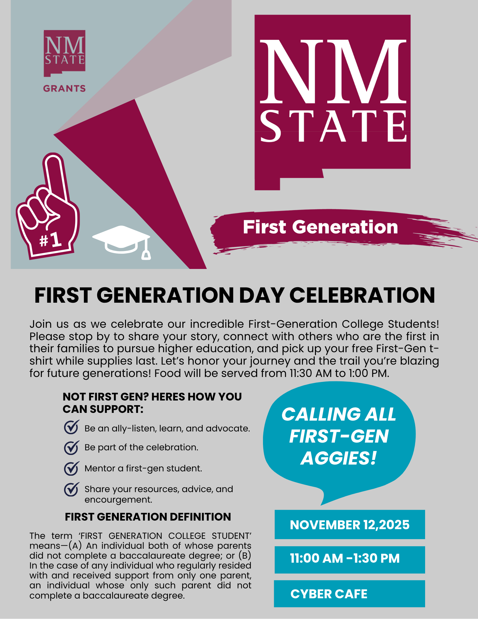 First generation flyer