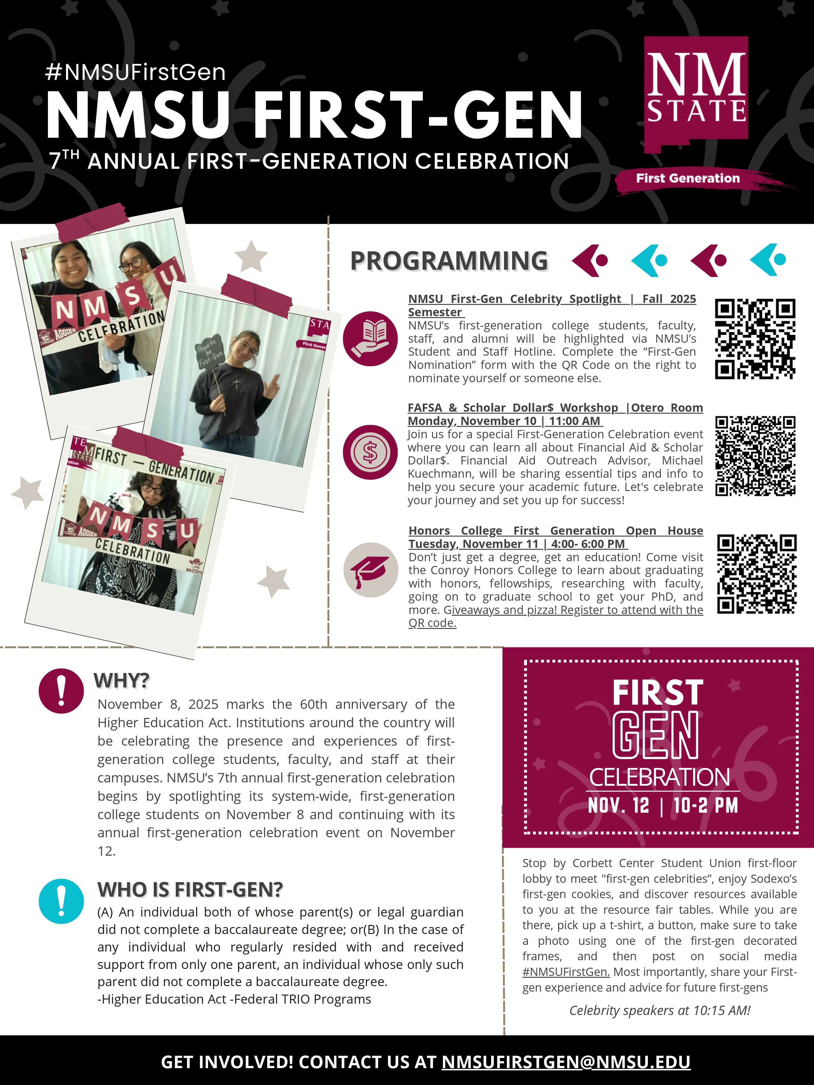 NMSI First Generation Celebration Events